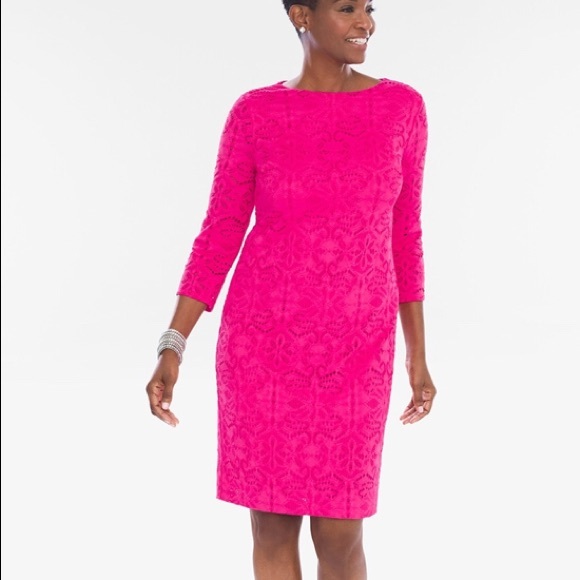 Chico's | Dresses | Chicos Lace Shift Dress | Poshmark
